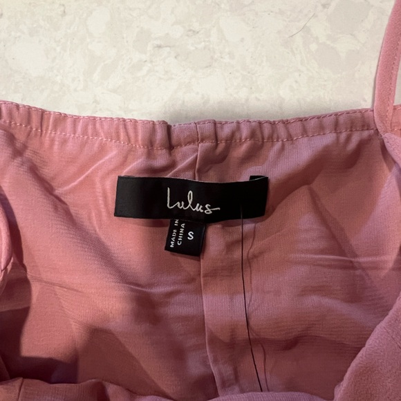 Lulu's Blush Pink Maxi Dress - Picture 4 of 5